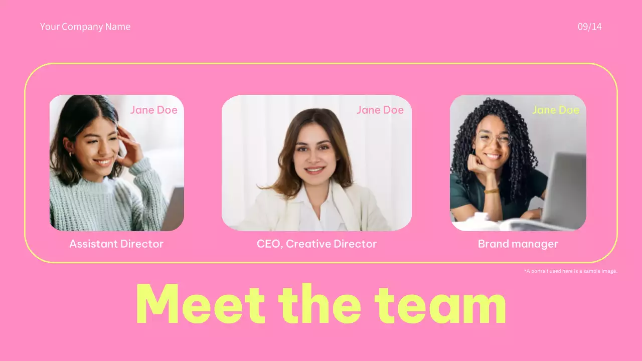 Pink Trendy Brand Presentation