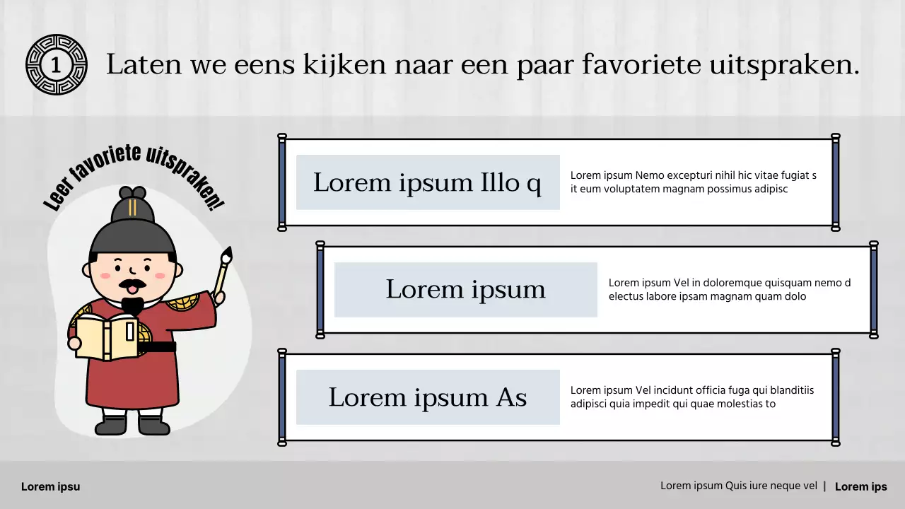 Traditionele Spreekwoorden voor de basisschool in grijs en marineblauw lesmateriaal