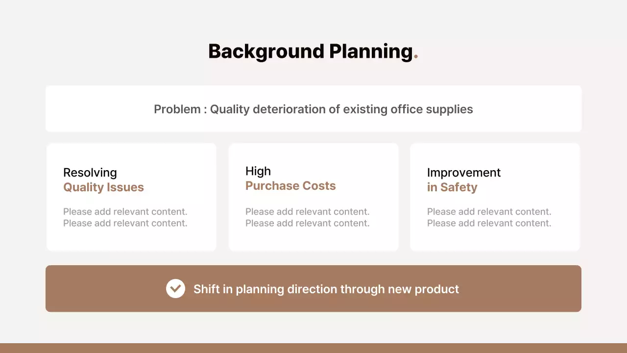 Brown Modern Office Proposal Presentation