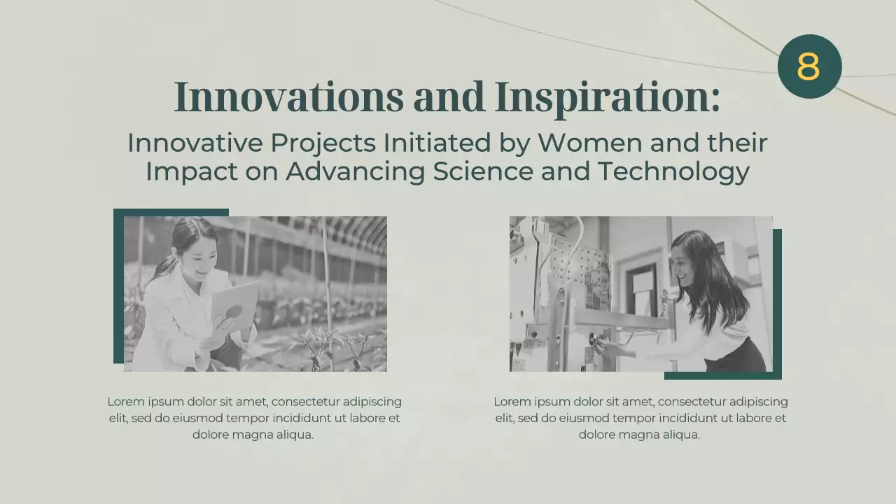 Green Elegant Science Presentation