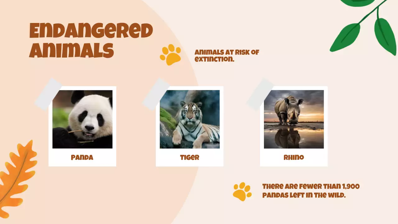 Brown Playful Animals Guide Presentation