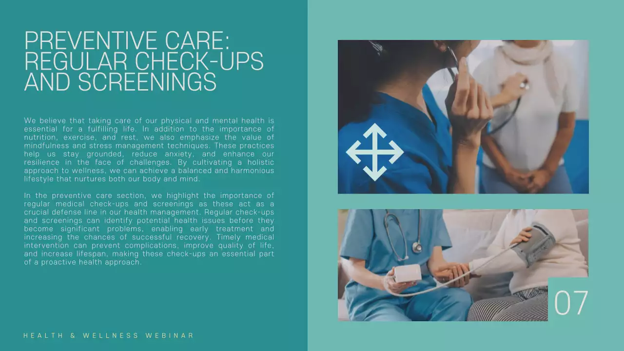 Teal Modern Wellness Guide Presentation