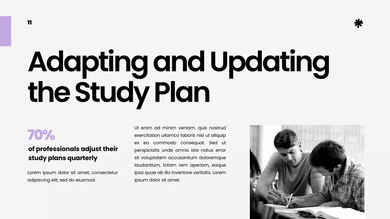 Purple Modern Study Guide Presentation