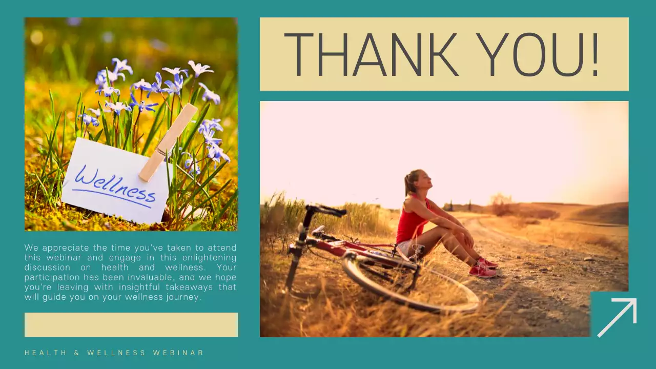 Teal Modern Wellness Guide Presentation