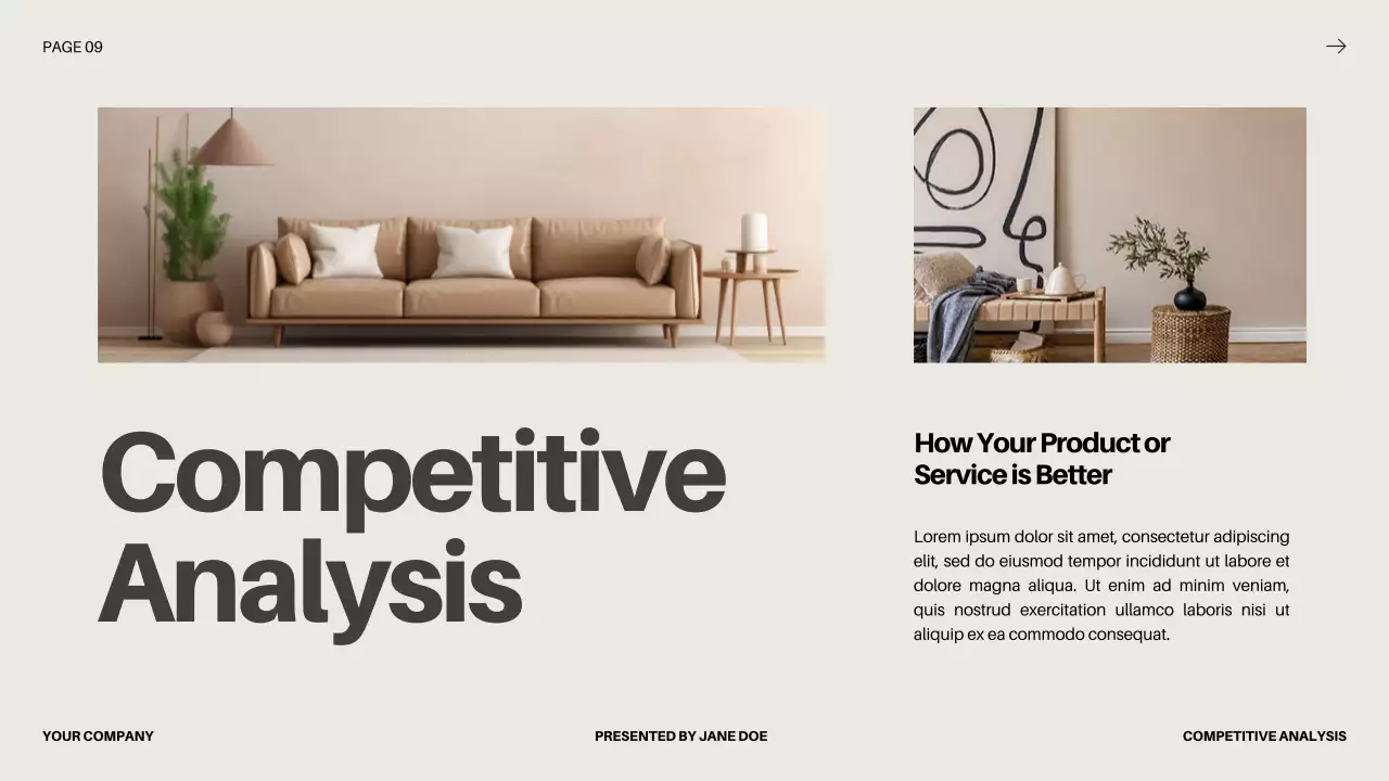 Black Modern Business Pitch Presentation