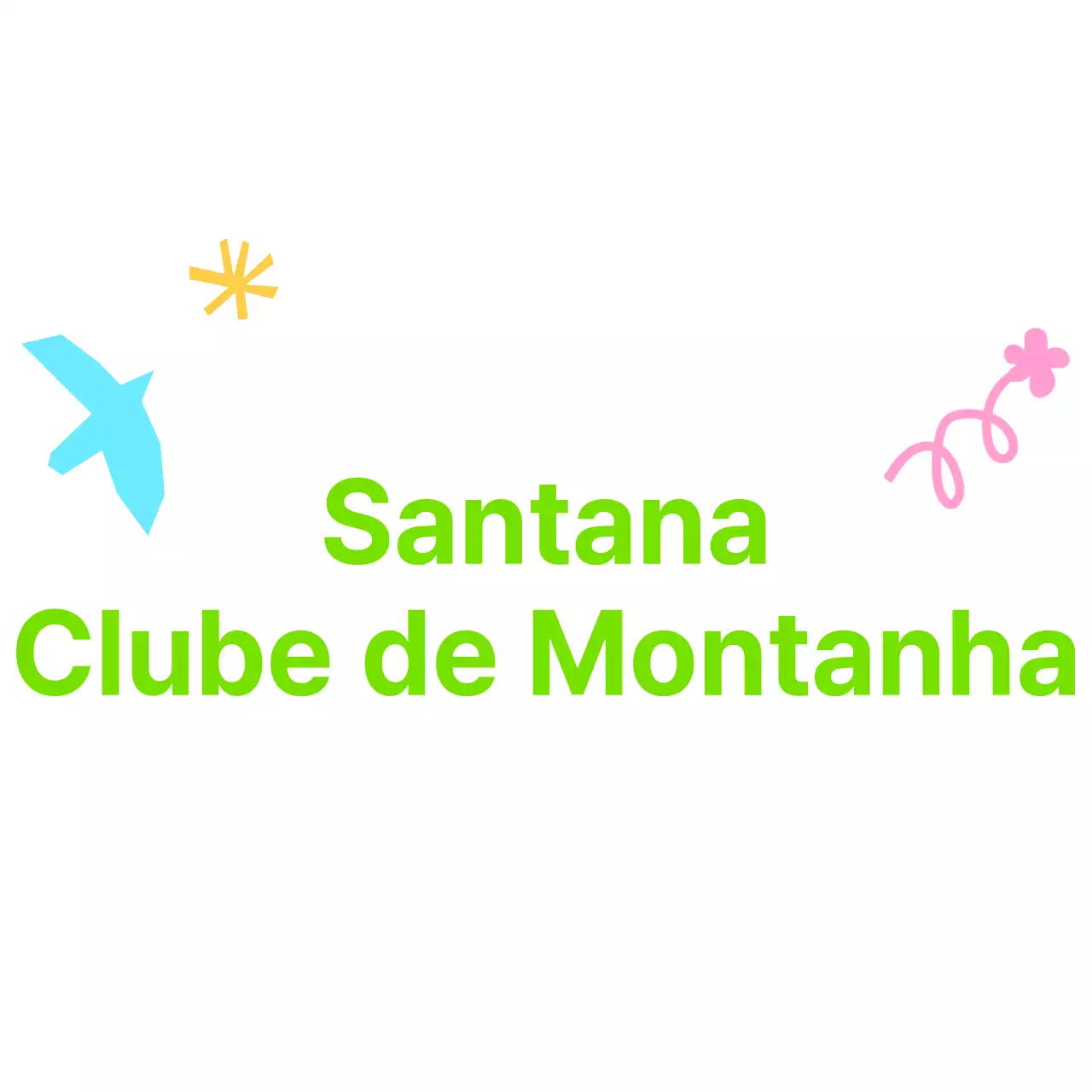 Um bonito clube de montanha com desenhos de doodles1