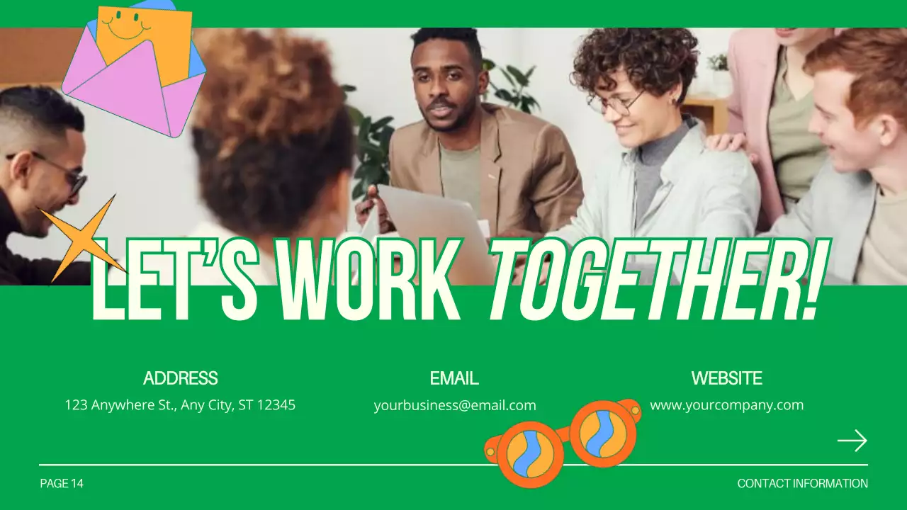 Green Creative Design Profile Presentation