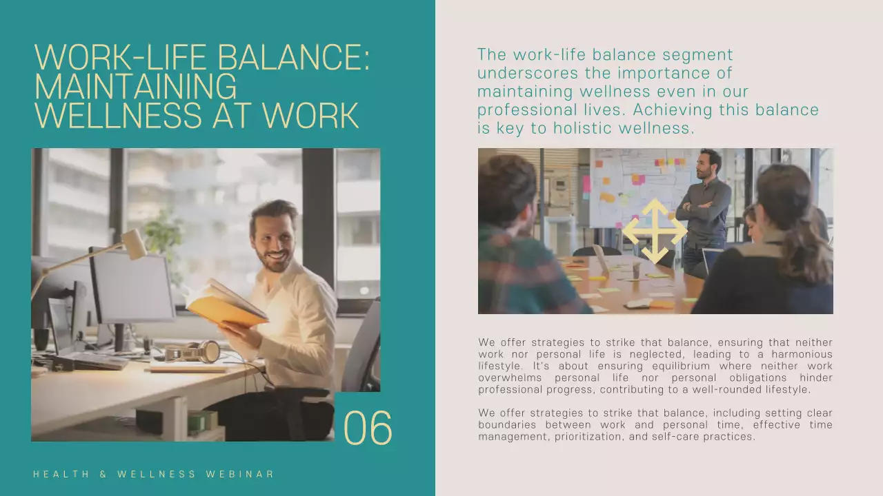 Teal Modern Wellness Guide Presentation