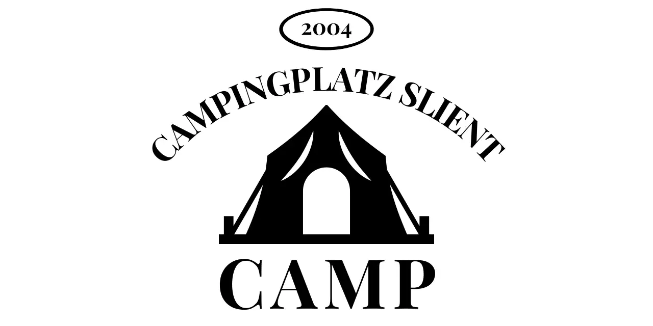 Sauberes Design mit Camp-Illustrationen