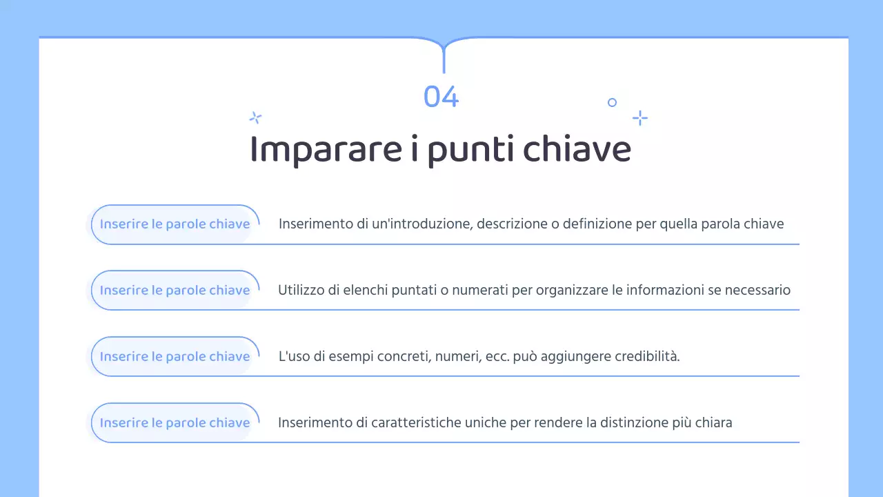 Piano di lezione semplice per insegnanti di scuola in blu e bianco