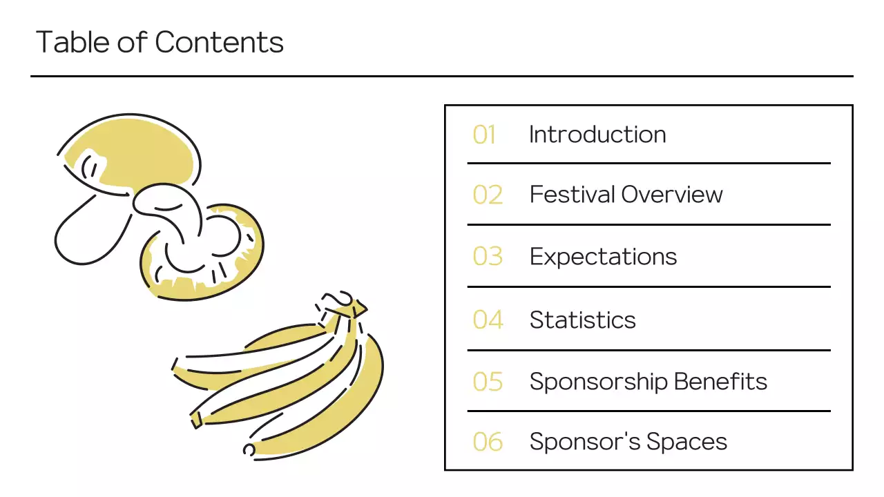 Proposal to sponsor a local festival in yellow