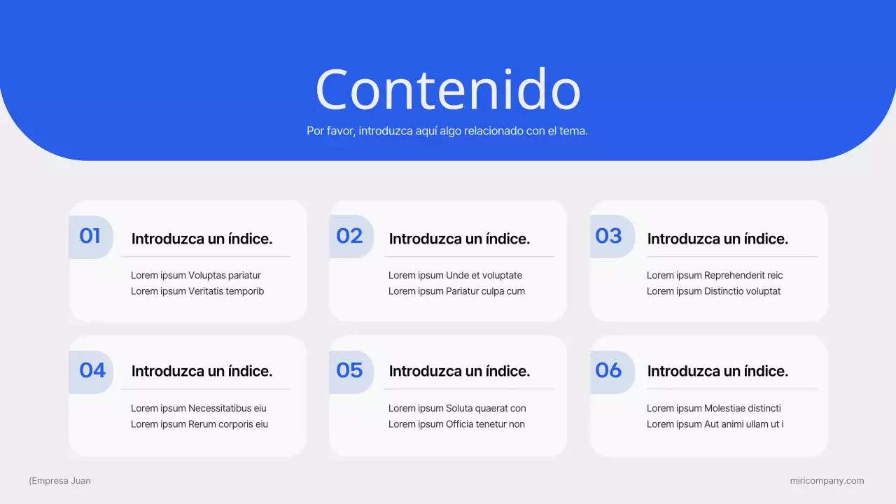 Tendencias de marketing simples en azul y naranja Documento temático
