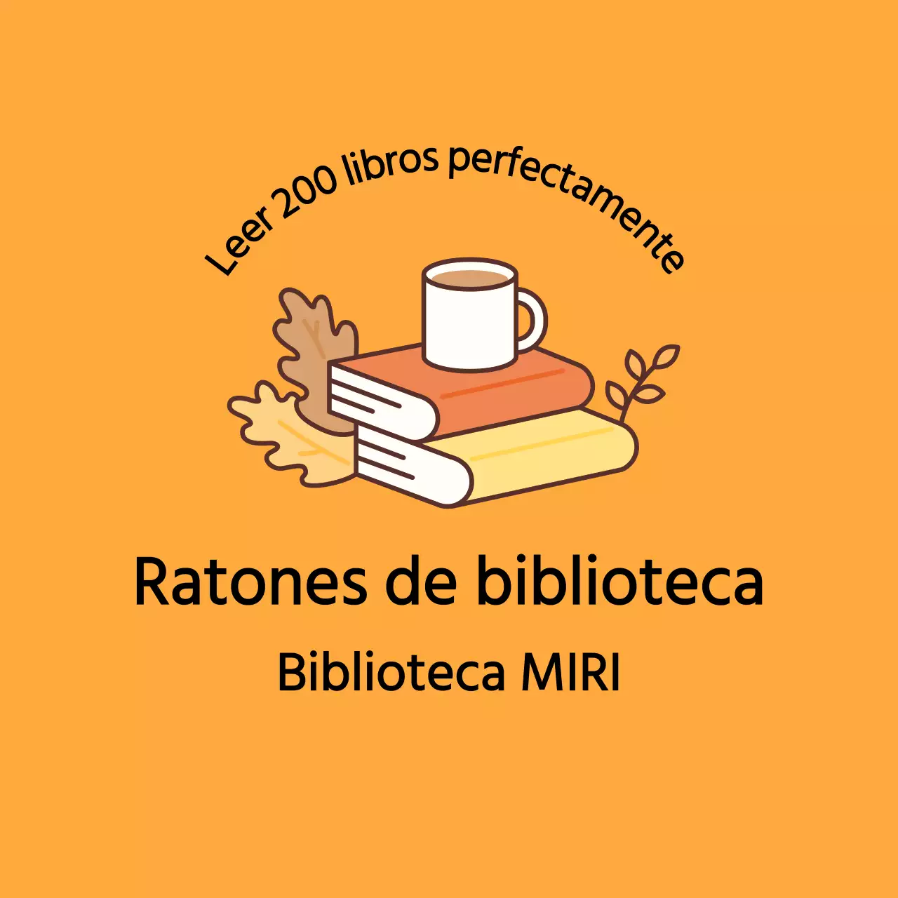 Cálido diseño con ilustraciones de libros