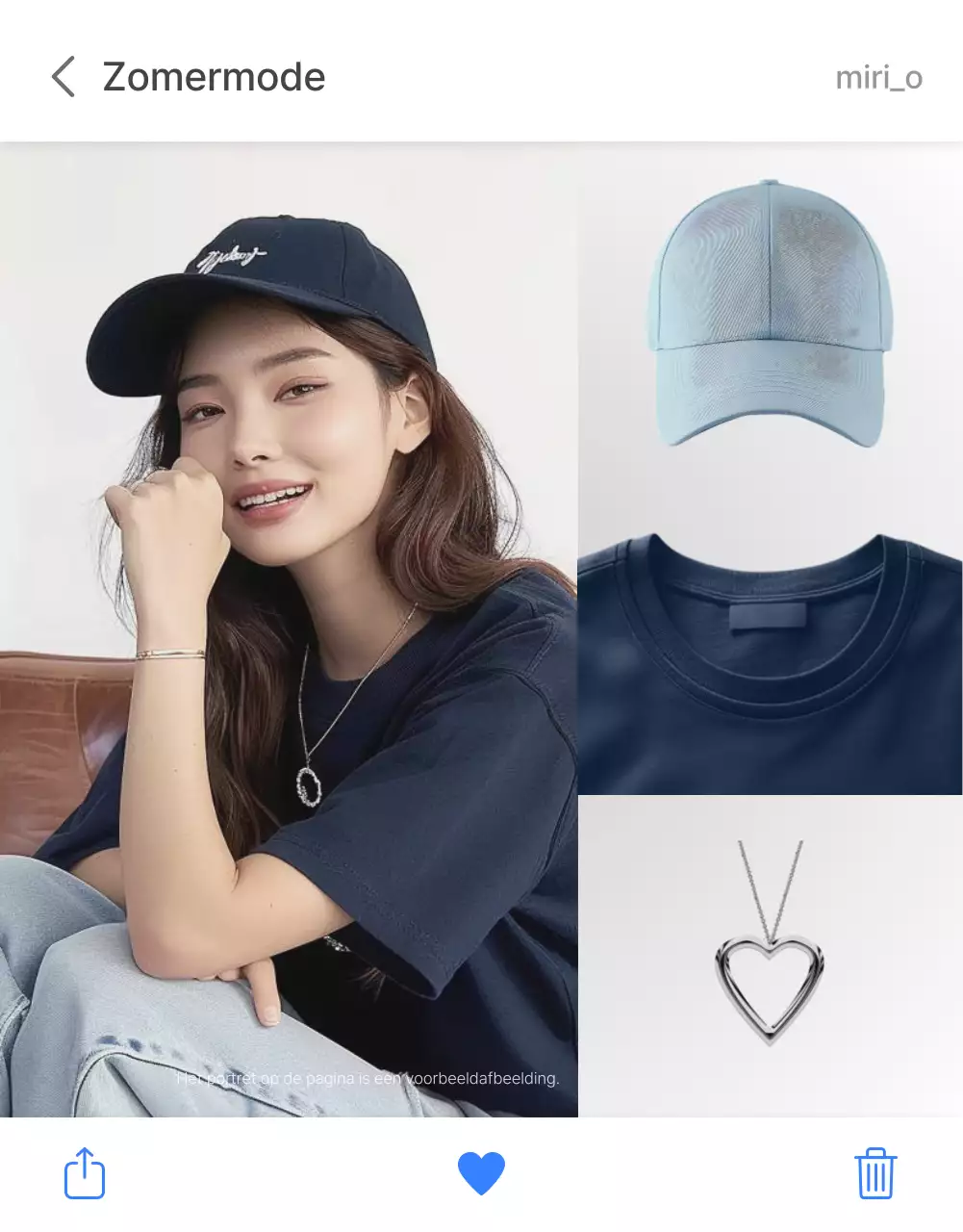 Promoot je foto lay-out behoeften in een trendy fashion mall in grijs en lichtblauw