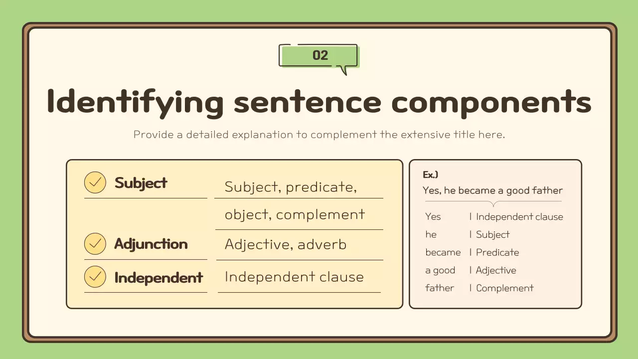 Green Minimal Grammar Course Presentation