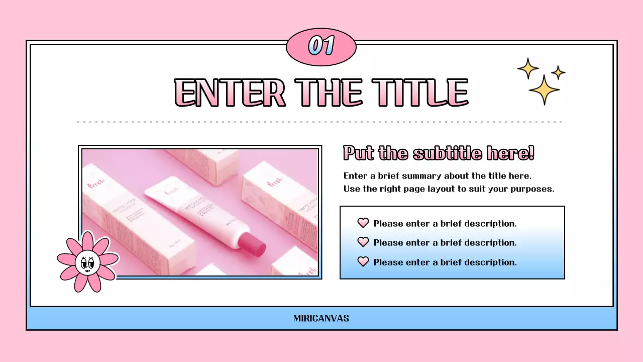 핑크와 하늘색의 키치한 행사 홍보