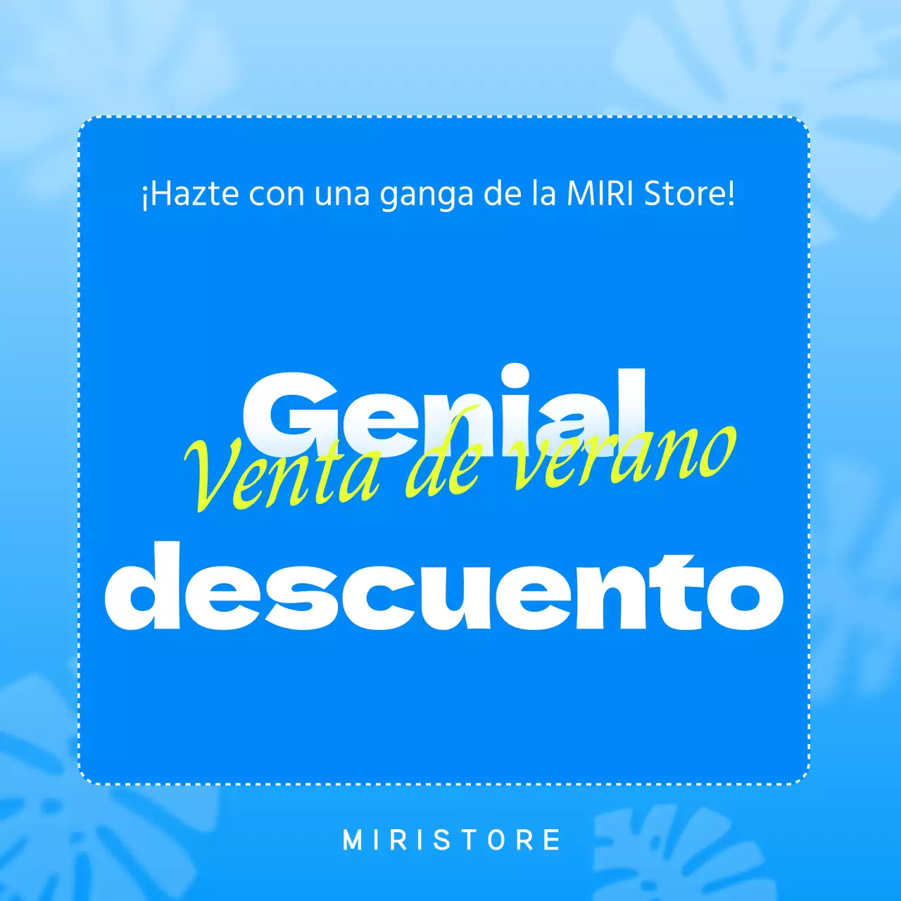 Una colección de miniaturas de eventos veraniegos con acentos azules y rosas