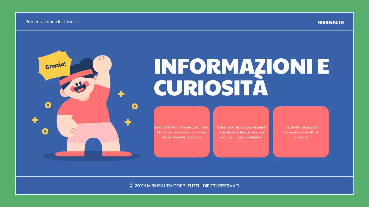 I benefici dell'esercizio fisico blu e verde Risorse educative