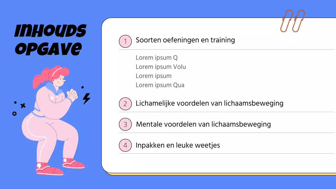 Trendy blauw en roze schoolsportmateriaal