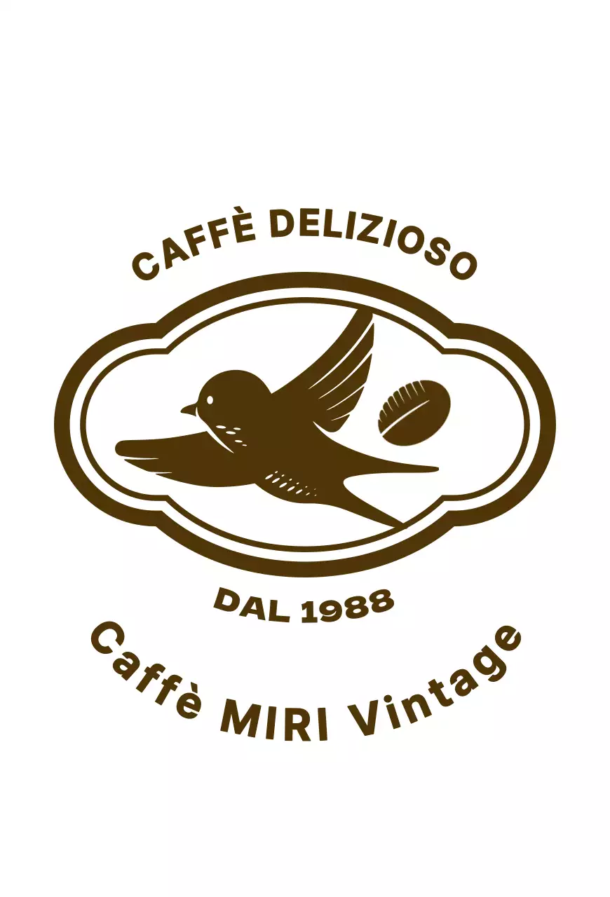 Introduzione ai chicchi di caffè con un'atmosfera retrò