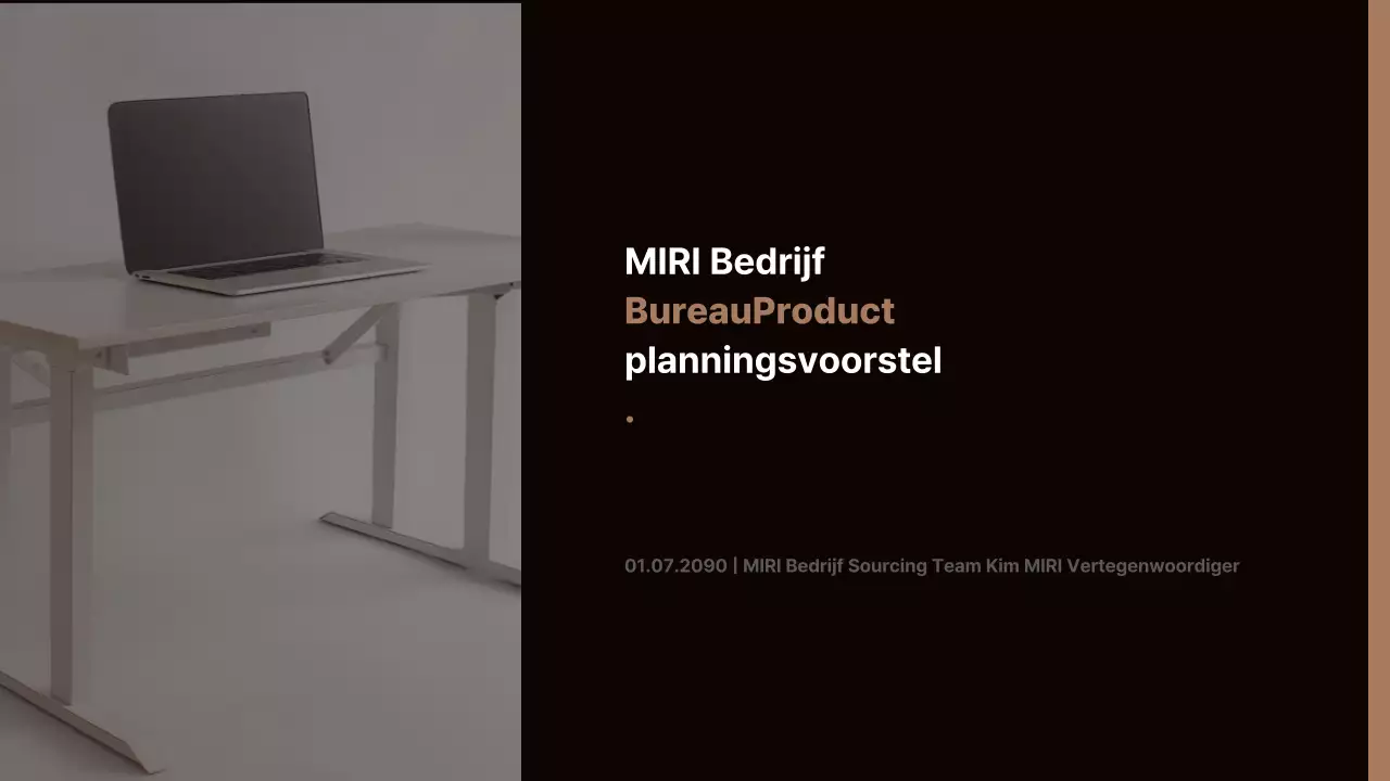 Eenvoudig merchandisingvoorstel in bruin en beige