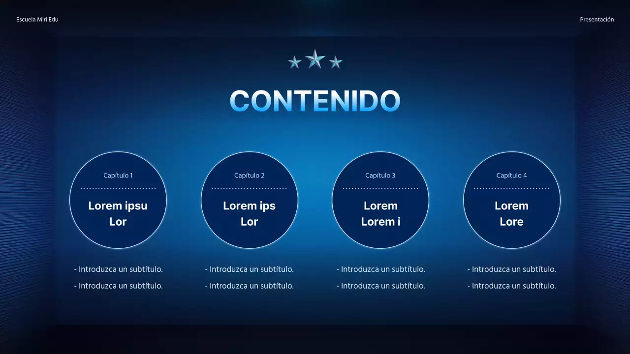 Promocione una conferencia especial con un sencillo fondo degradado en azul marino