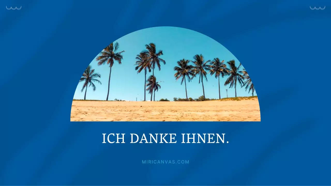 Einfache sommerliche Hintergrundpräsentation in Blau und Elfenbein