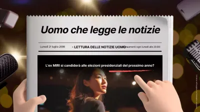 Notizie di tendenza e attualità in bianco e marrone