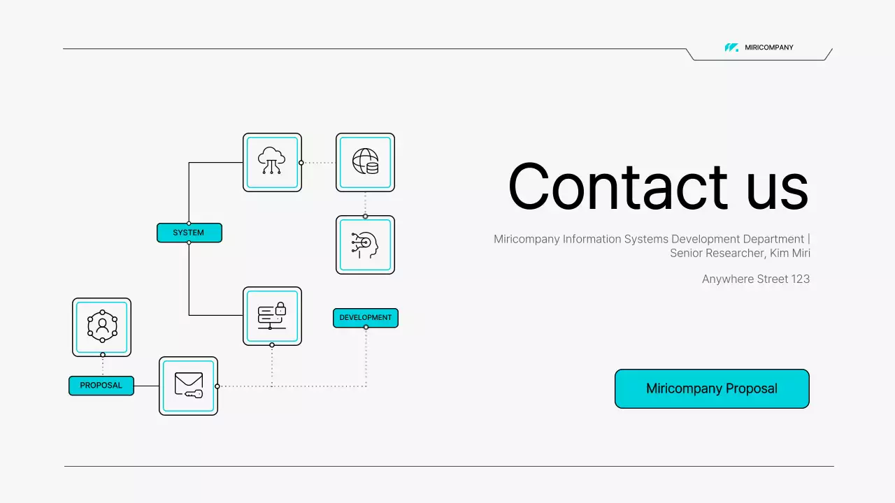 White Modern Electronic Presentation