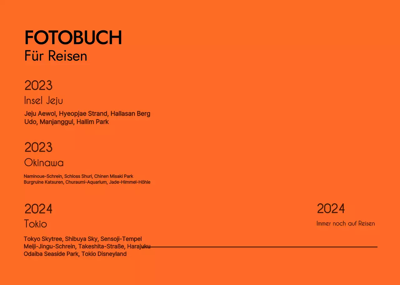 Ein persönliches Landschaftsfotobuch mit sentimentaler Note