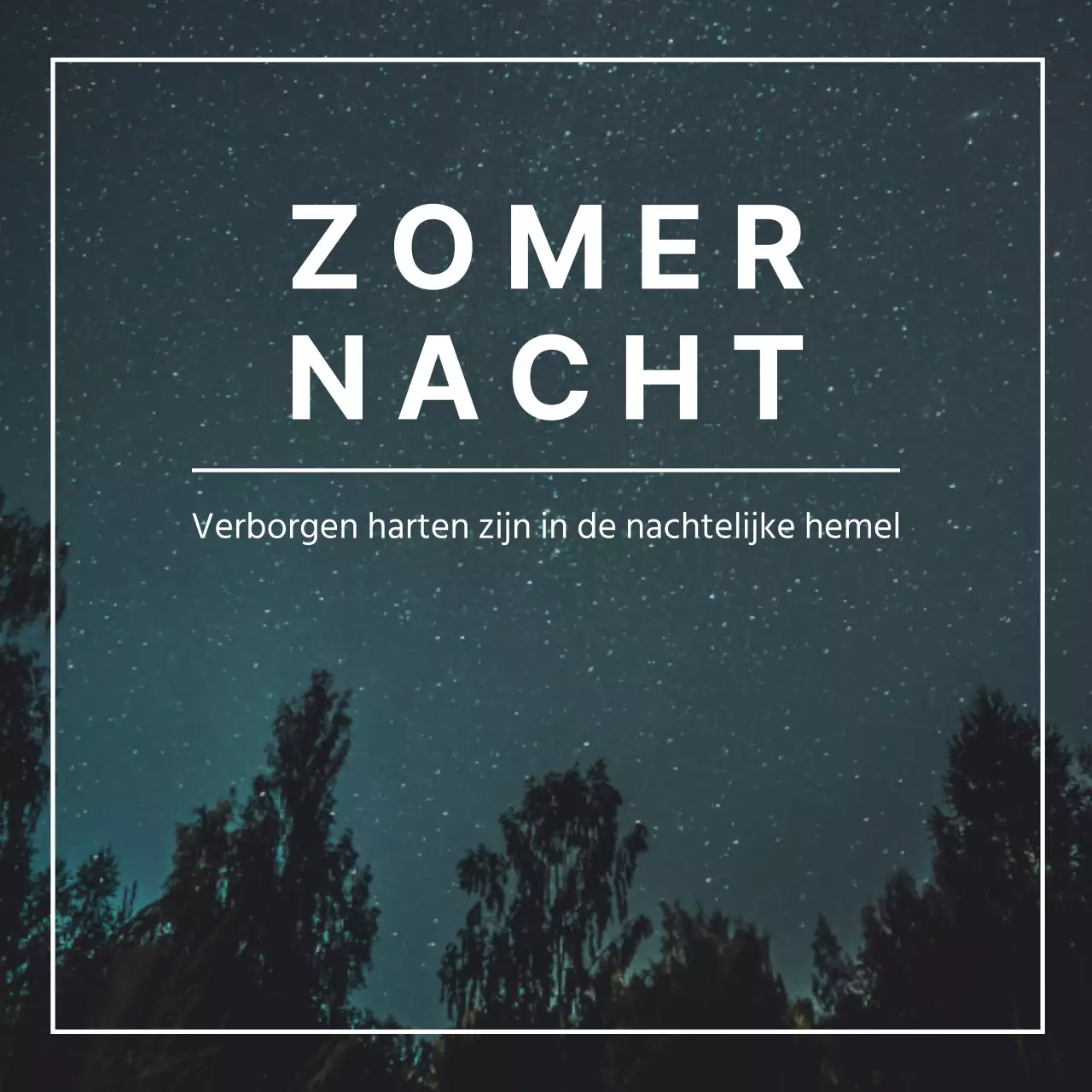 Een modern zomeravondfestival in zwart-wit post