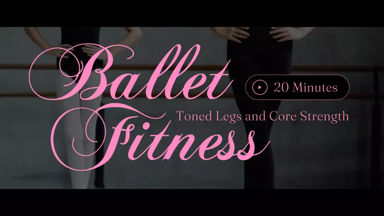 Pink Elegant Fitness Promotion YouTube Thumbnail