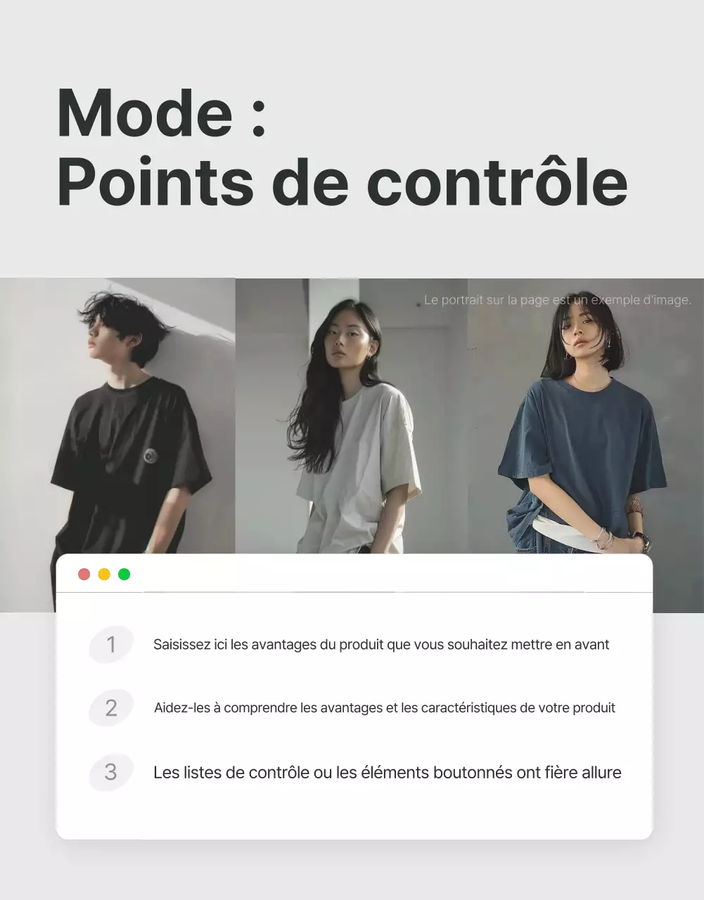 Promouvoir les points de contrôle dans les centres commerciaux à la mode en gris et bleu clair