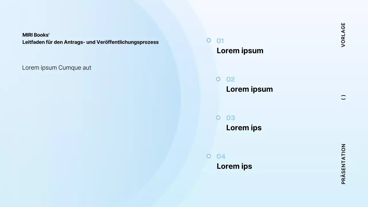 Minimalistischer Buchvorschlag in Hellblau und Minze