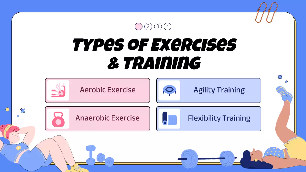 Blue Modern Fitness Guide Presentation