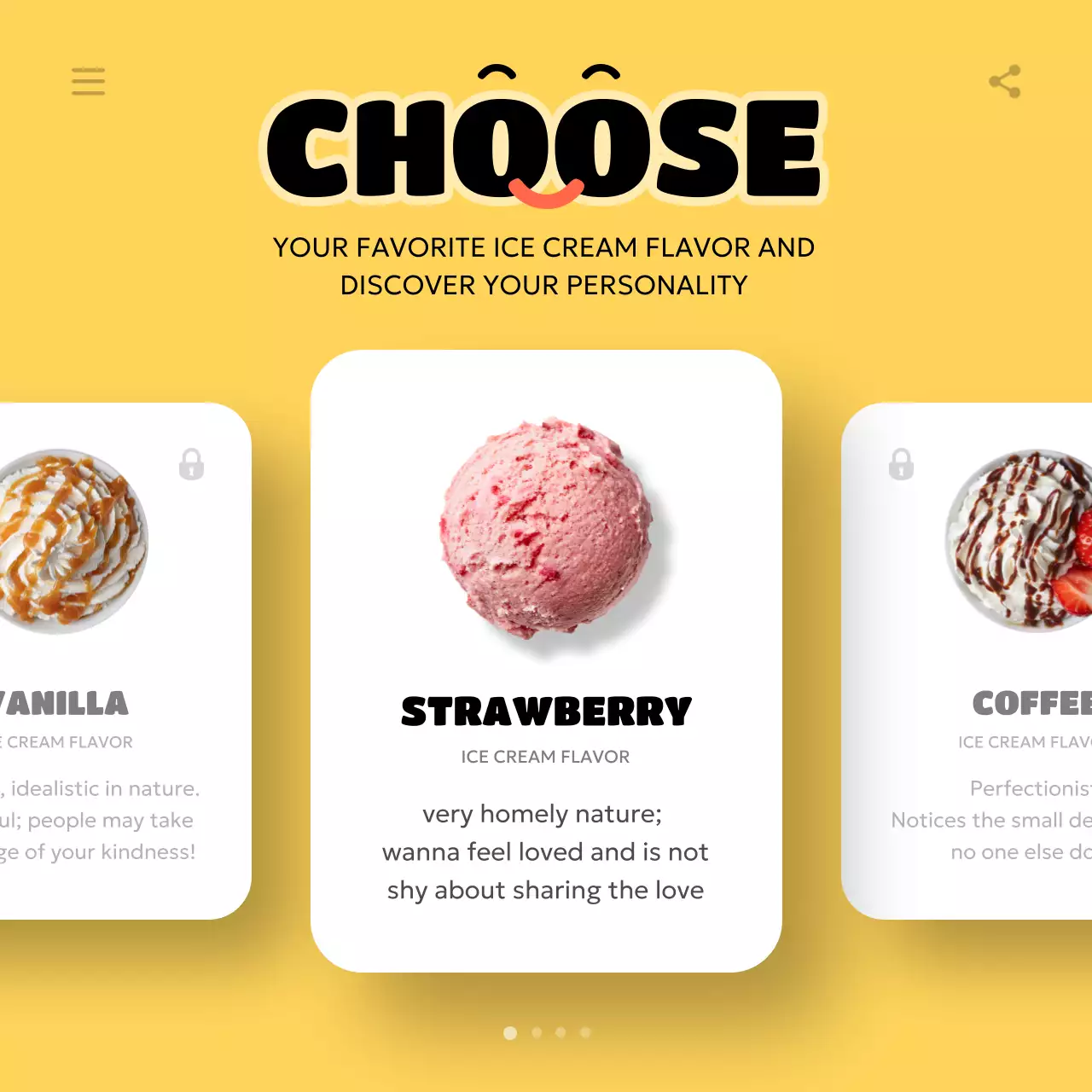 Yellow Trendy Ice Cream Guide Social Media Post