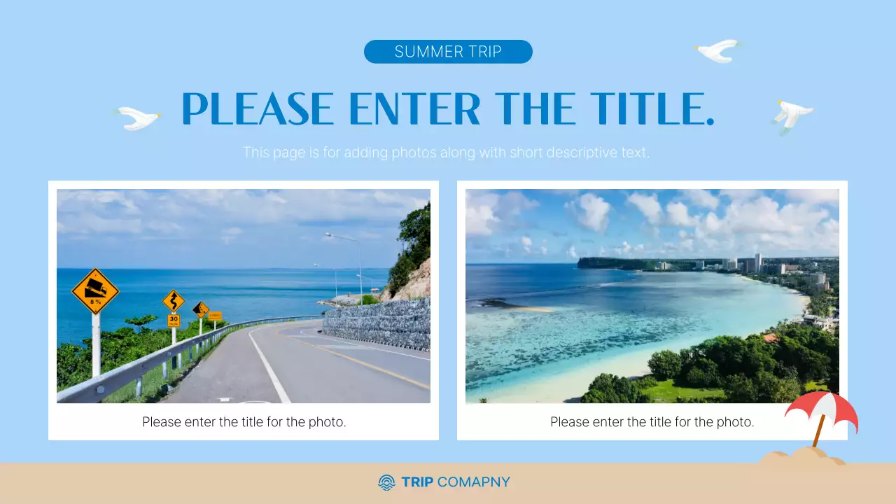 Promoting Busan's cozy light blue and beige neighborhoods