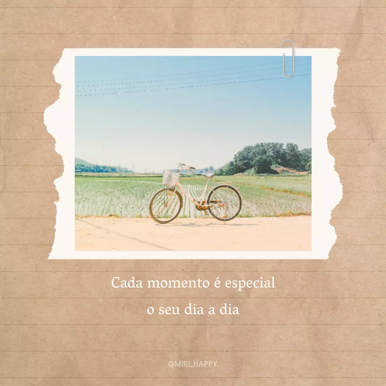 Um post sobre sentimentos de verão em bege e branco