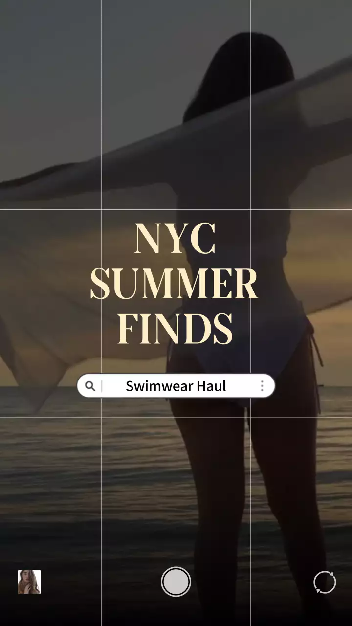 베이지 트렌디 여름 Vlog 인스타그램 포스트