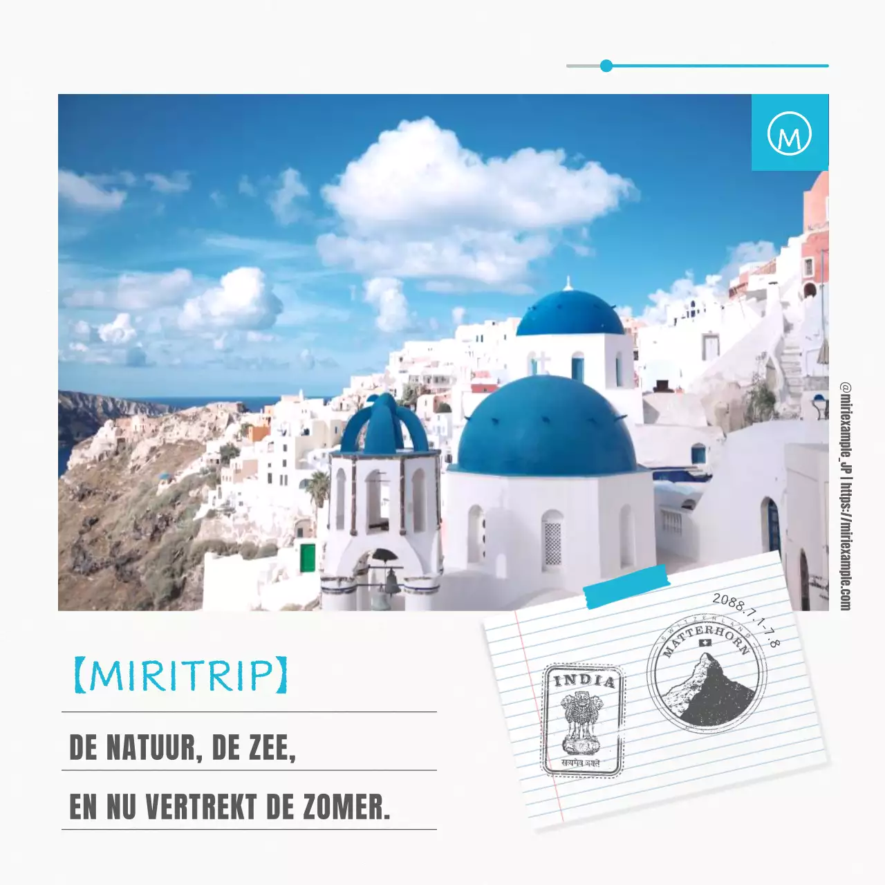 Promoot eenvoudige reisaanbiedingen in wit en lichtblauw