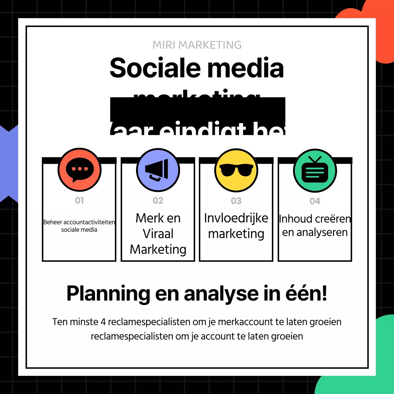 De zwarte en neon gids voor sociale mediamarketing