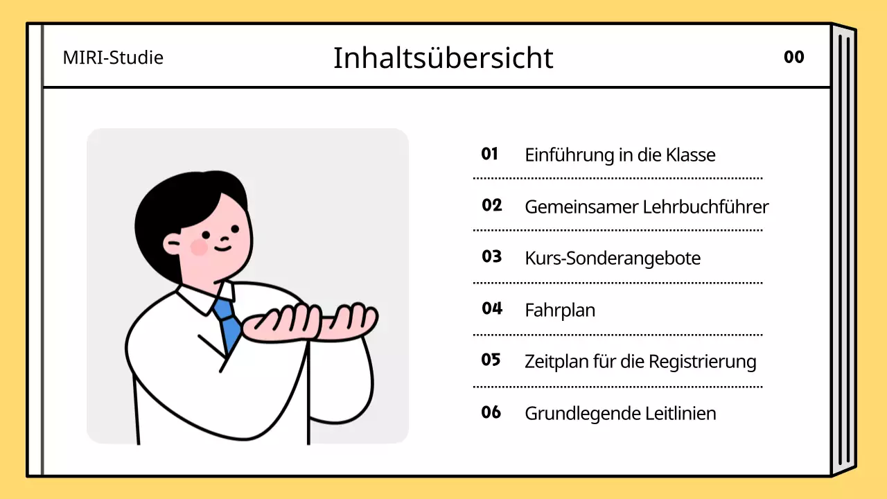 Ein einfacher Unterrichtsplan für die Sommerferien in Gelb und Blau