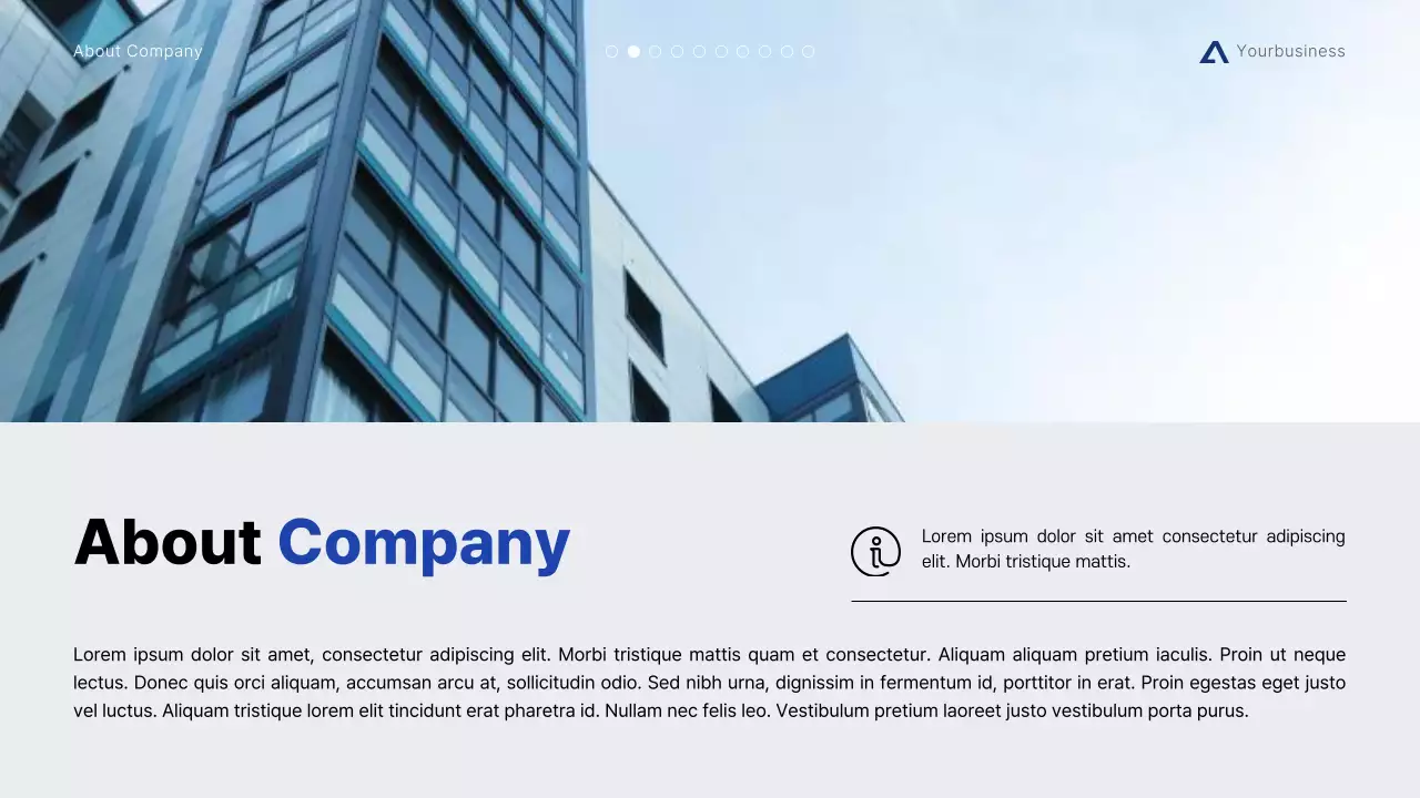 Blue Modern Project Presentation