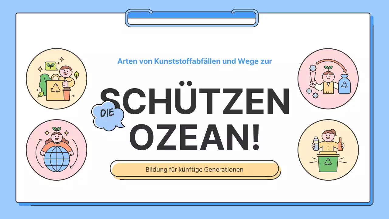 Ein einfacher blau-gelber Leitfaden für den Schutz der Meere