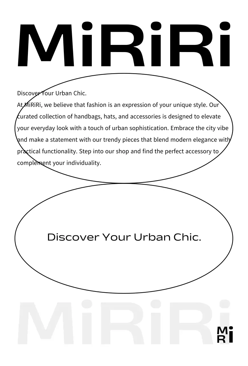 모던 시크 쇼핑몰 브랜드 카드