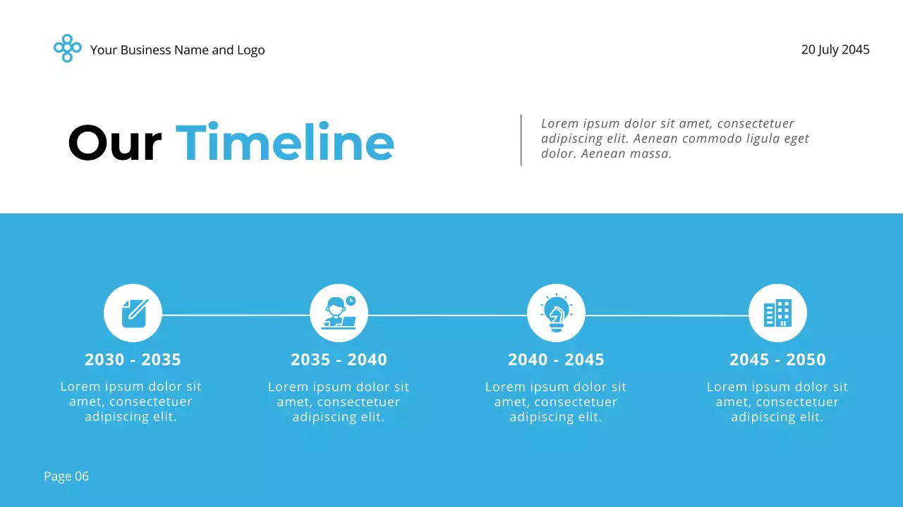 Blue Modern Business Presentation