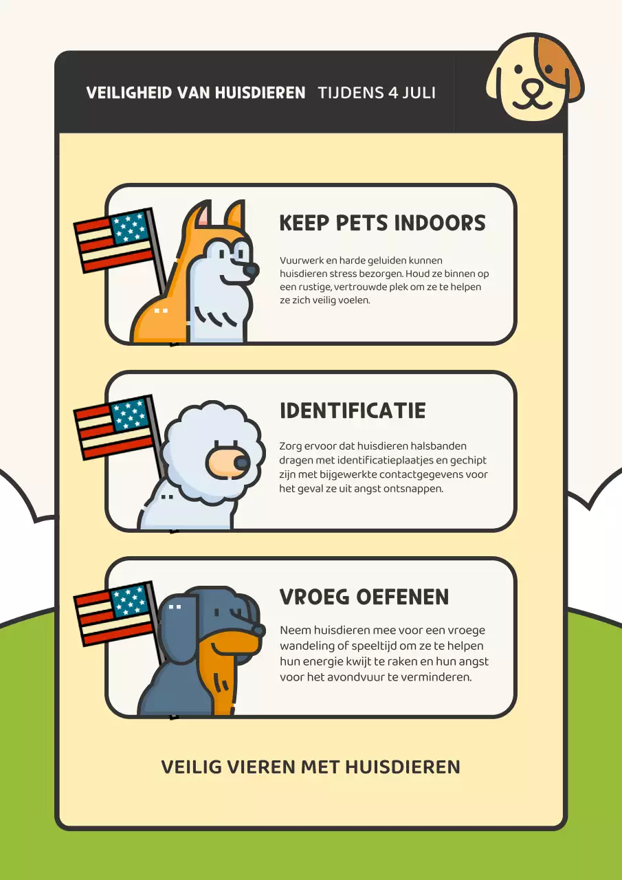 Veiligheidstips voor je gele en chartreuse schatje