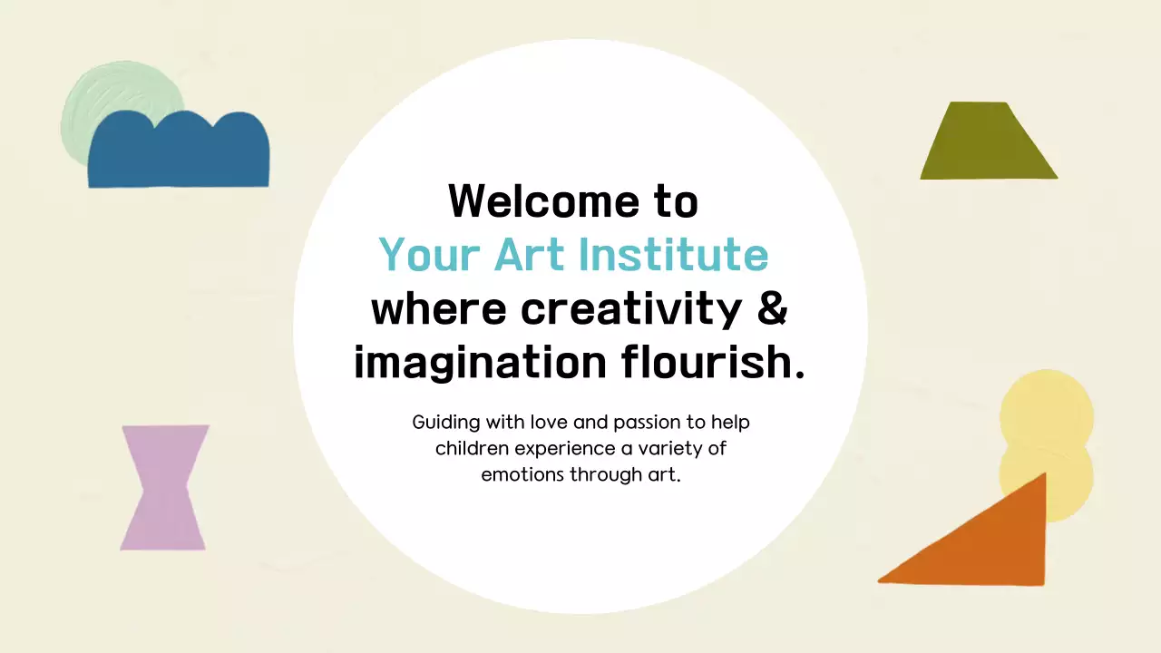 Beige Minimal Art Guide Presentation