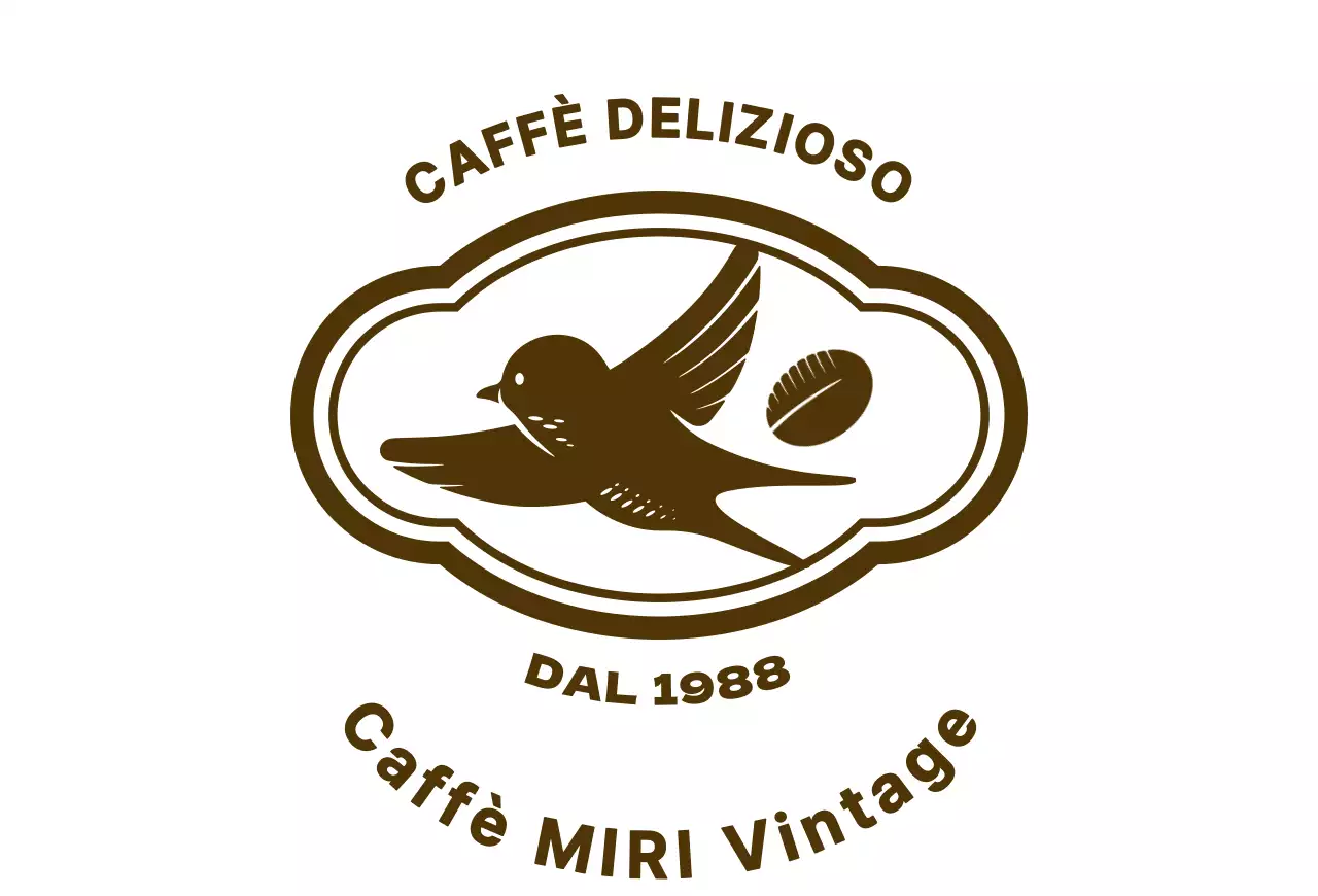 Introduzione ai chicchi di caffè con un'atmosfera retrò