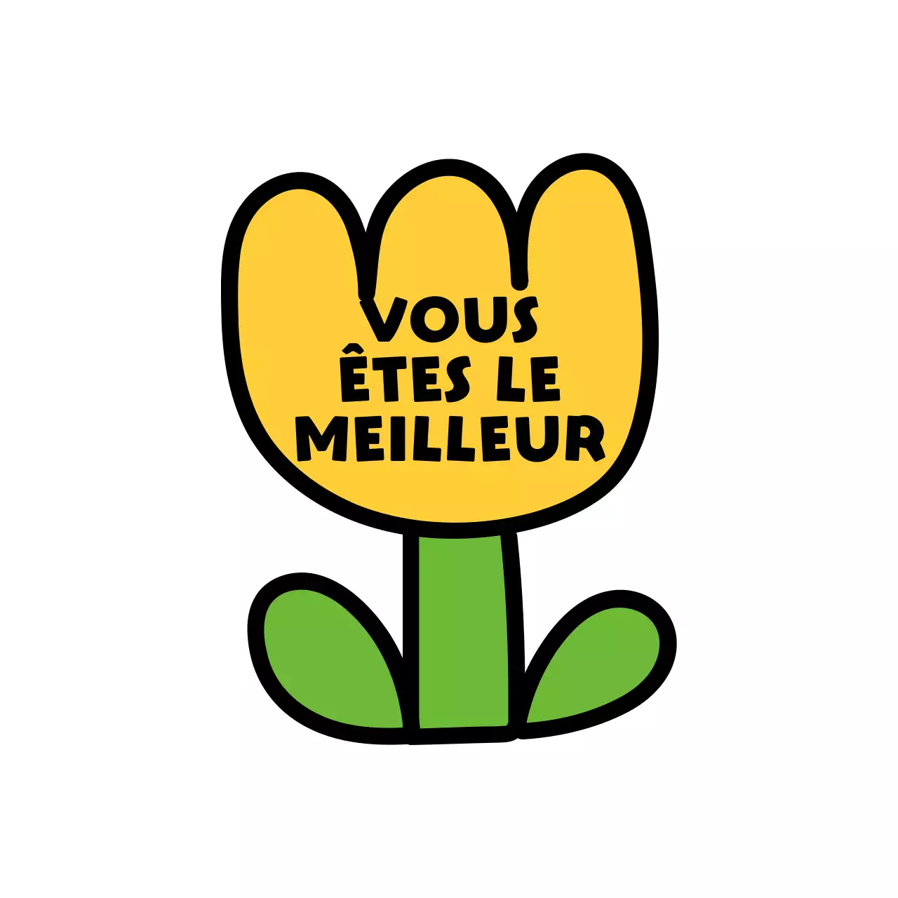 Des articles mignons et personnalisés avec des illustrations florales et des dictons